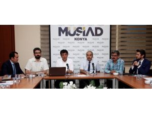 MÜSİAD Konya Şubesi’nde “Kamu-Üniversite-Sanayi İşbirliği” konusu anlatıldı
