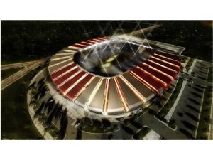 Karaman’a yapılacak olan 15 bin kişilik stadyumun yer teslimi yapıldı