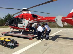İnşaattan düşen işçi helikopter ile kaldırıldığı hastanede öldü