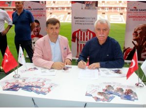 Samsunspor ile YEPAŞ arasında sponsorluk anlaşması