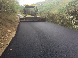 2017’de Trabzon’da yollara serilen asfalt miktarı 150 bin tonu aştı