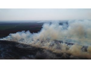 Anız yangınları Adana’yı boğuyor