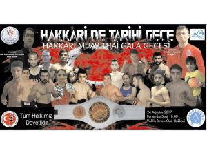Hakkari’de Muay Thai gala gecesi