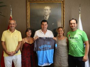 Bodrum Bisiklet Kulübünden Başkan Kocadon’a ziyaret