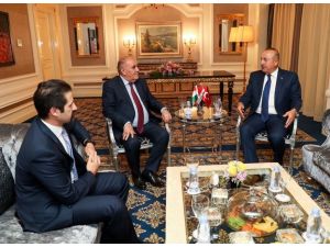 Dışişleri Bakanı Çavuşoğlu, IKBY Başbakan Yardımcısı Talabani ile görüştü