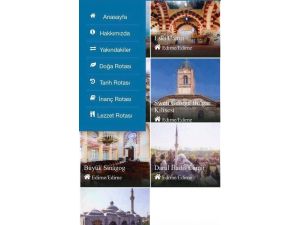 ‘Edirne Turizm Rotaları’’ mobil uygulaması kullanıma hazır