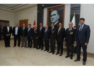 Türkiye Muharip Gaziler Derneği, Vali Çakacak’ı ziyaret etti