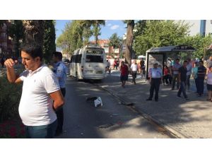 Milas’ta öğrenci servisi ile otomobil çarpıştı: 1 yaralı