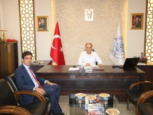Konya  Emniyet Müdürü Yaman, Beyşehir Belediyesini ziyaret etti