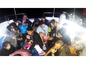 Bodrum Akyarlar’da 18 düzensiz göçmen yakalandı