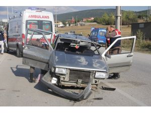 Bolu’da trafik kazası: 3 yaralı