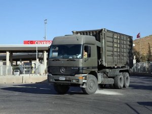 Cilvegözü Sınır Kapısı'nda askeri araç yoğunluğu