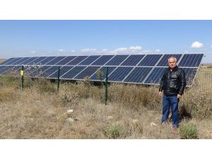 Köyü için güneşten enerji sağlıyor