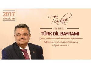 Başkan Yağcı’nın ‘Türk Dil Bayramı’ mesajı