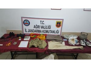 Ağrı’da PKK dokümanları ele geçirildi