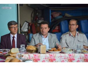 Bozüyük Belediye Başkanı Fatih Bakıcı itfaiye personelini ziyaret etti