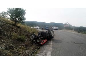 Kastamonu’da traktörün altında kalan sürücü yaralandı