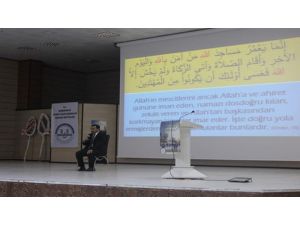 "Caminin Hayatımızdaki Yeri ve Önemi" konulu konferans düzenlendi