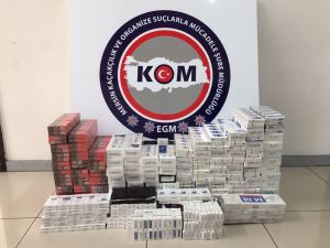 Mersin’de 14 bin paket kaçak sigara ele geçirildi