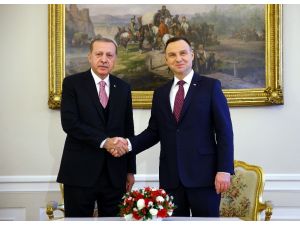 Cumhurbaşkanı Erdoğan, Polonyalı mevkidaşı Duda ile görüştü