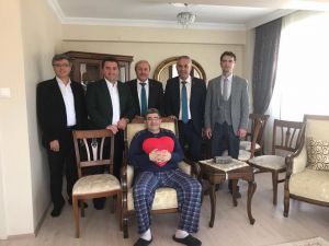 Ak Partili belediye başkanlarından Bilecik Belediye Başkan Yardımcısı Nihat Can’a geçmiş olsun ziyareti
