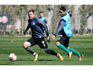 Atiker Konyaspor, Salzburg maçı hazırlıklarını sürdürüyor