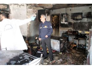 Marmaris’te kafe yangını, 2 yaralı