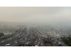 İstanbul’da sis manzarası hayran bıraktı