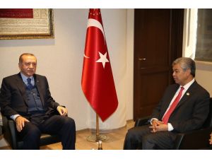 Cumhurbaşkanı Erdoğan, Malezya Başbakan Yardımcısı’nı kabul etti