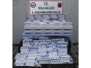Bolu’da 5 bin 70 paket kaçak sigara ele geçirildi