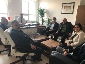 Siirt TSO heyetinden Vergi Dairesi Müdürü Balbay’a ziyareti