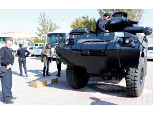 Aksaray Emniyetine dragon panzer desteği