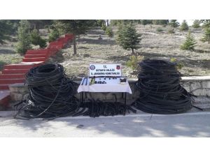 Jandarmadan ’kablo hırsızlığı şebekesi’ne operasyon