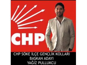 Söke CHP Gençlik Kollarında Yağız Pullukçu adaylığını açıkladı