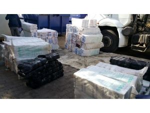 Şanlıurfa’da 31 bin 910 paket kaçak sigara ele geçirildi