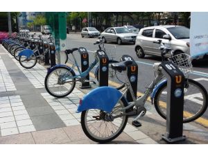 Seul trafiğine bisikletli çözüm
