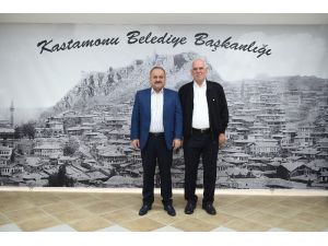 Hentbol Federasyon Başkanı Bilal Eyüboğlu, Başkan Babaş’ı ziyaret etti
