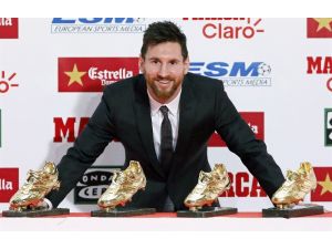 Altın ayakkabı Messi’nin