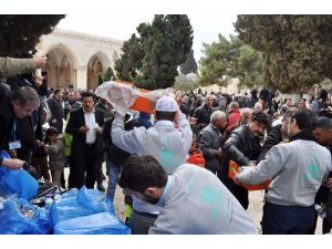 Mirasımız Derneği’nden Kudüslü Müslümanlara gıda ikramı