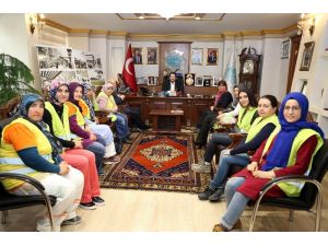 Türkiye’de bir ilke imza atan kadınlar Başkan Yazgı ile buluştu
