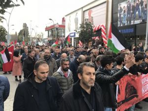 Kudüs için yüzlerce kişi yürüdü