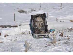 Kars’ta, trafik kazası: 3 yaralı