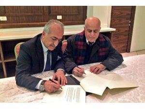 Rektör Çomaklı, Filistin Al-Quds Üniversitesi ile işbirliği protokolü imzaladı
