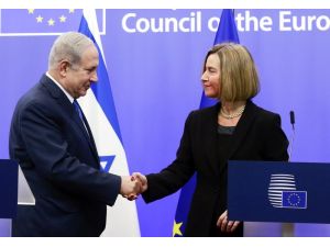 Netenyahu, AB Politika Sorumlusu Federica Mogherini ile bir araya geldi
