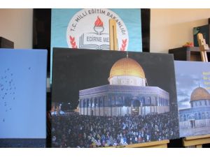 Edirne’de ‘Kudüs’ sergisi açıldı
