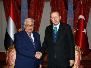 Cumhurbaşkanı Erdoğan, Filistin Devlet Başkanı Abbas’la görüştü