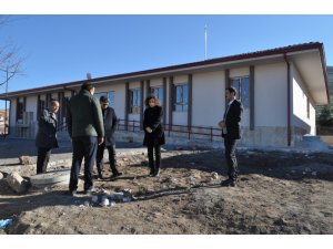 Kulu’da 4 derslikli yeni okul inşaatında sona gelindi