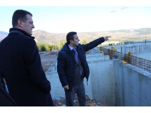 Ürkmezer, Safranbolu isale hattı ve arıtma tesisi inşaatını inceledi