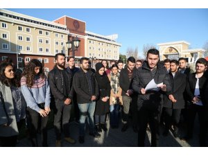 Üniversite öğrencilerinden Kudüs için ortak bildiri