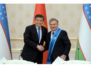 Özbekistan Cumhurbaşkanı’na, Kırgızistan’dan Uzlaştırıcı Nişanı
